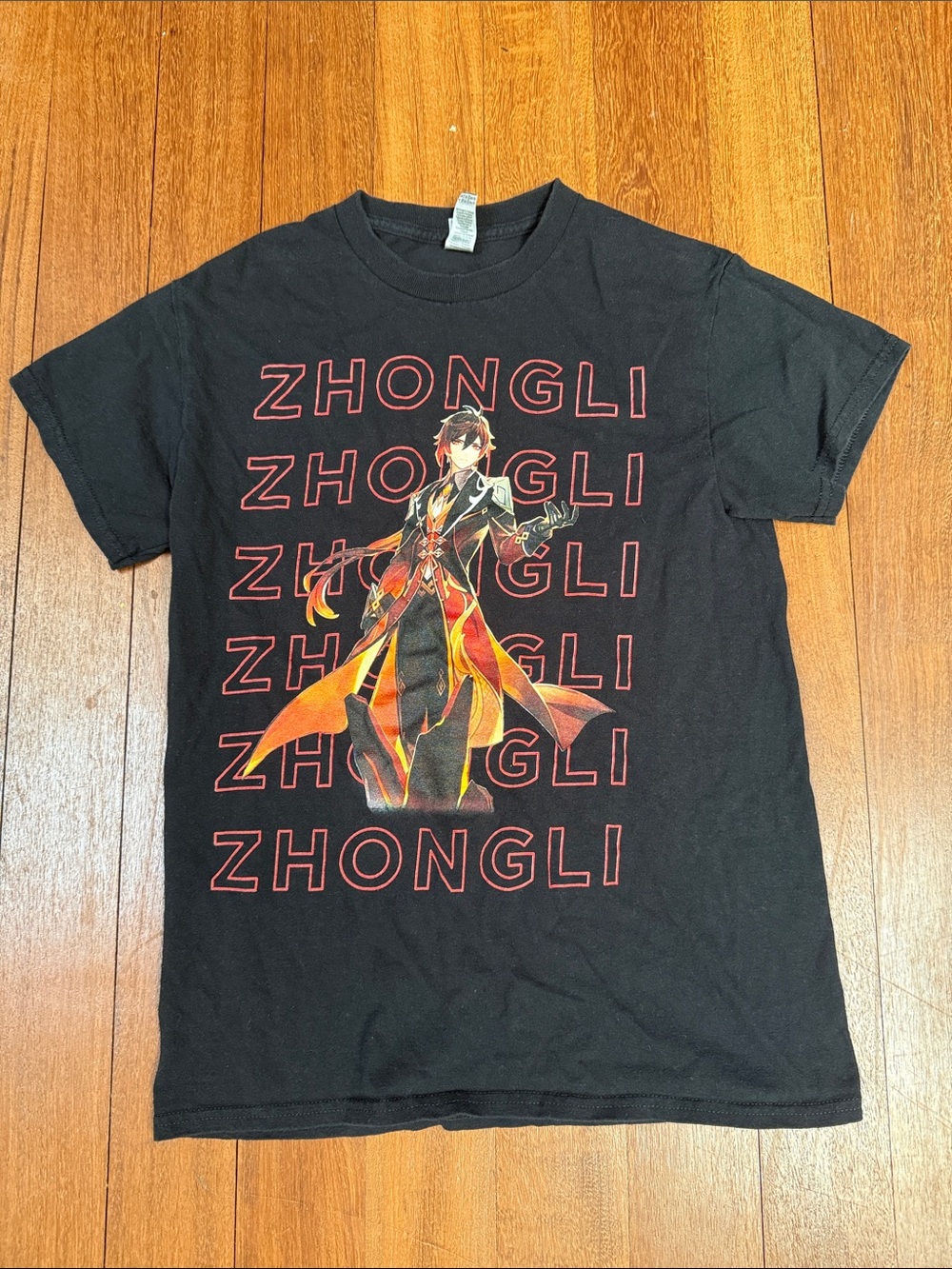 Genshin Impact Zhongli Graphic T-Shirt Men’s Size
